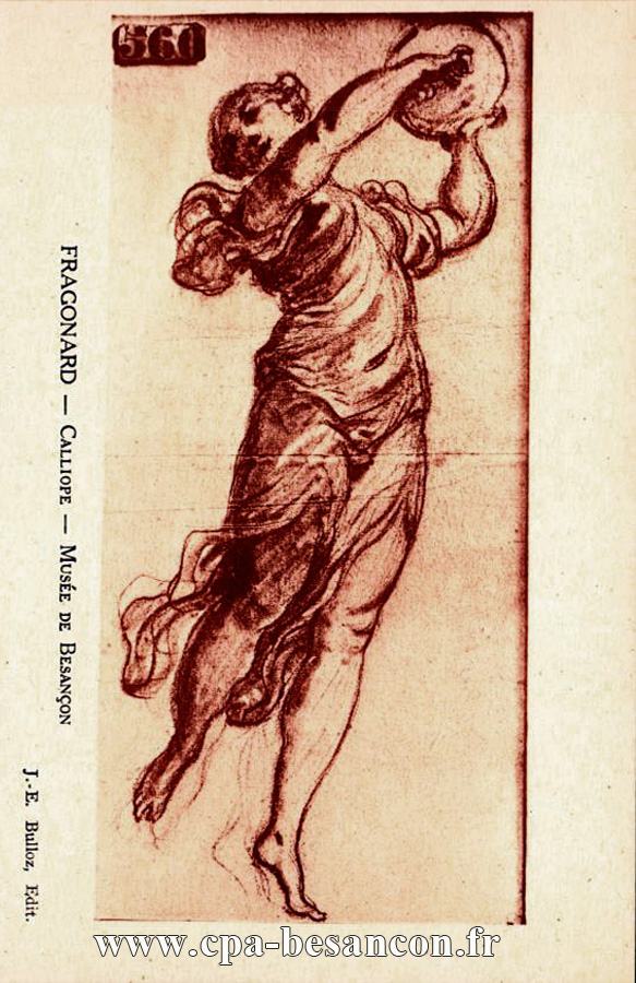 FRAGONARD - CALLIOPE - MUSÉE DE BESANÇON